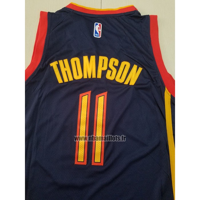 Maillot Golden State Warriors Klay Thompson NO 11 Ville 2020-21 Noir